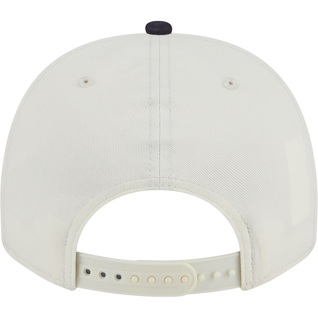 NFL Houston Texans New Era Chainstitch Two-Tone 9FIFTY A-Frame Snapback Hat - Cream