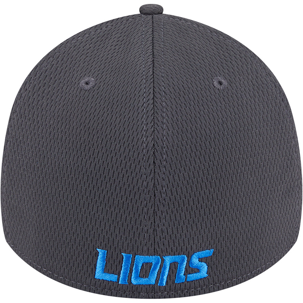 NFL Detroit Lions New Era Tonal Graphite 39THIRTY Flex Fit Hat - Graphite