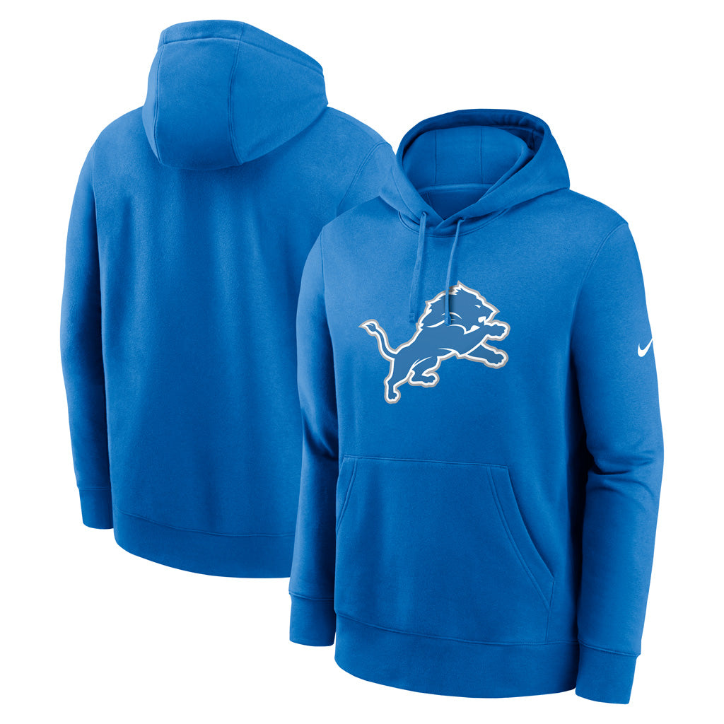 NFL Detroit Lions Nike Club Logo Pullover Hoodie
