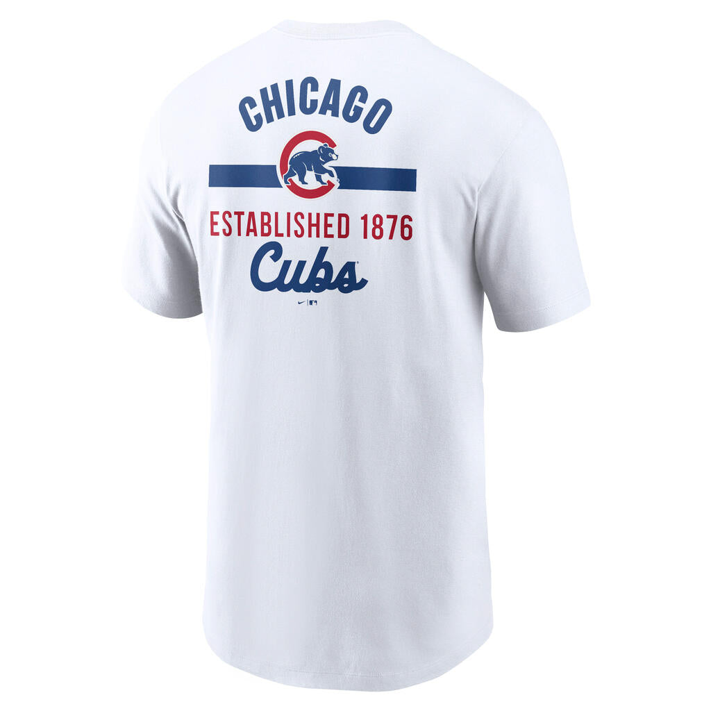 MLB Chicago Cubs Nike 2-Hit Cotton T-Shirt - White
