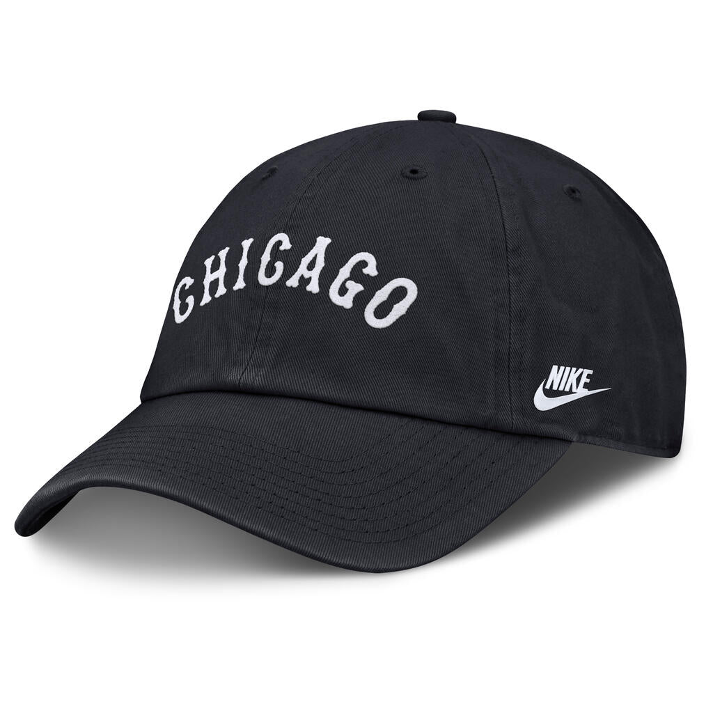 MLB Chicago White Sox Nike Cooperstown Wordmark Adjustable Slouch Hat - Navy