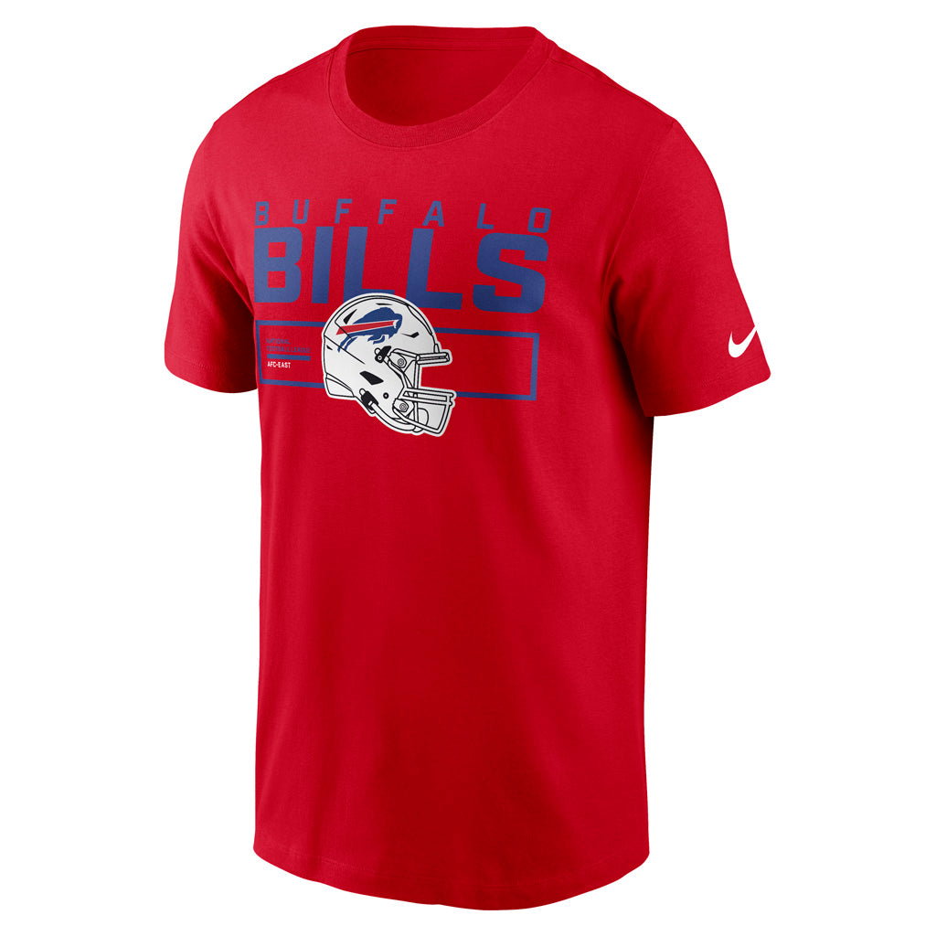 NFL Buffalo Bills Nike Helmet Essential T-Shirt - Red
