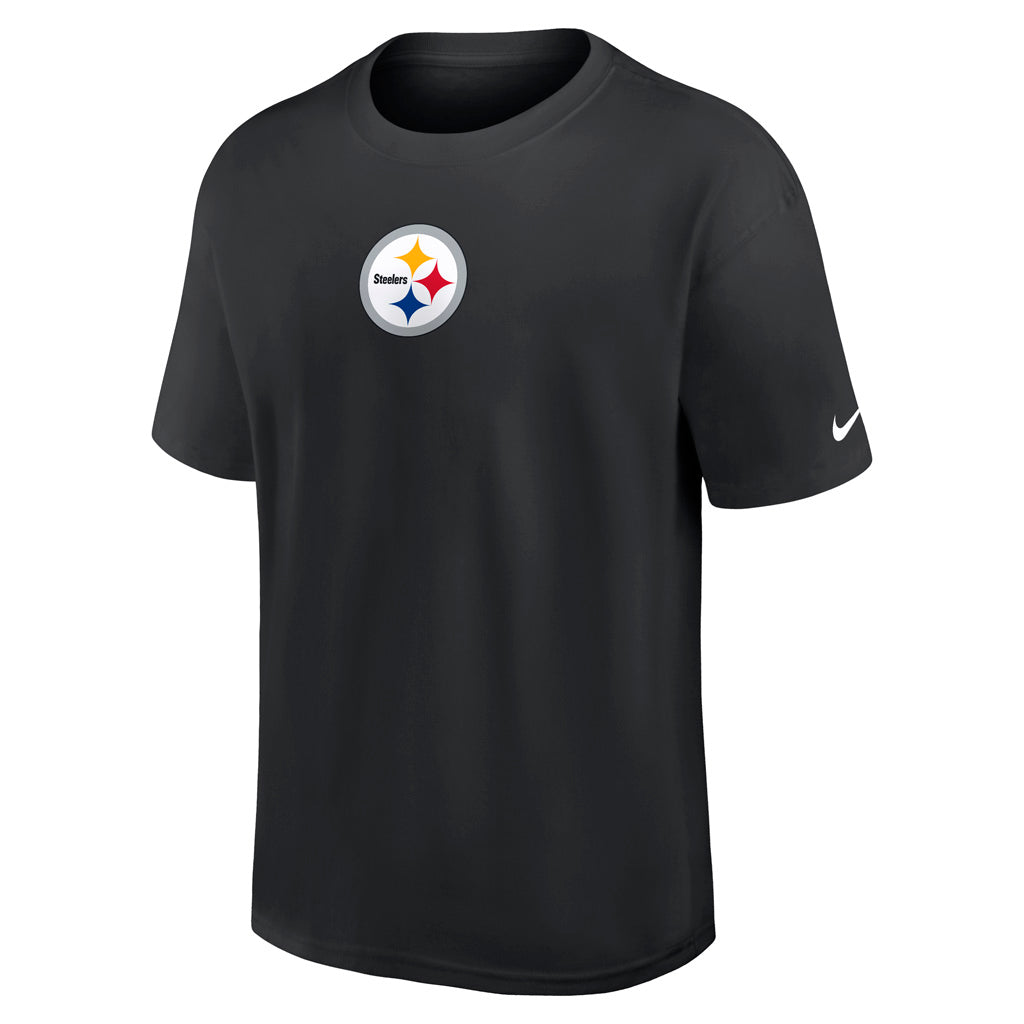 NFL Pittsburgh Steelers Nike Essential Heavy Max90 T-Shirt - Black
