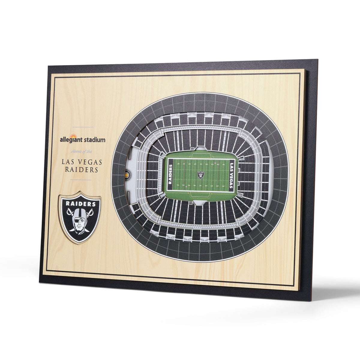 NFL Las Vegas Raiders You the fan 5-Layer Stadium View Wall Art