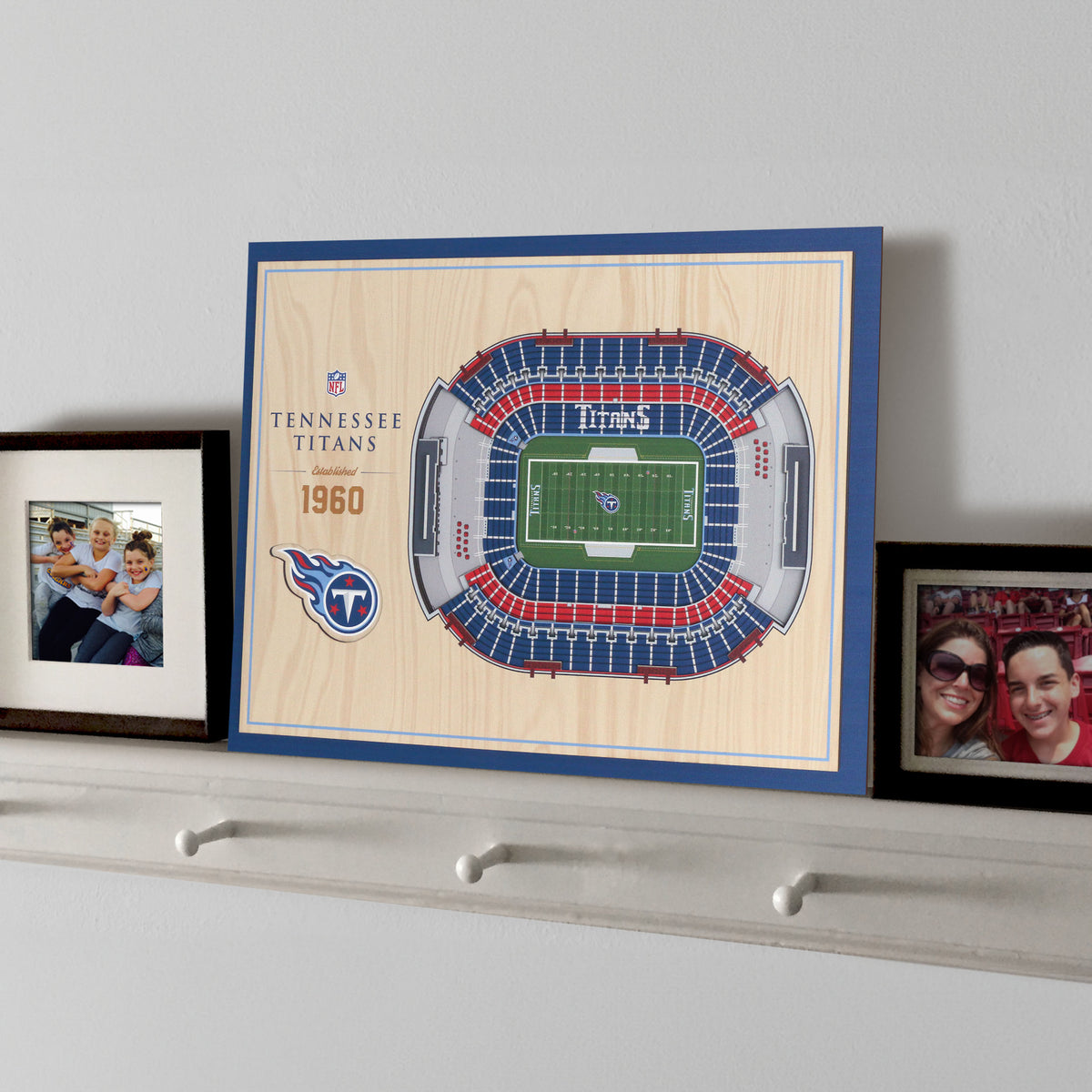 NFL Tennessee Titans You the fan 5-Layer Stadium View Wall Art