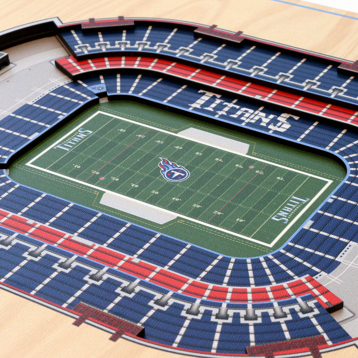 NFL Tennessee Titans You the fan 5-Layer Stadium View Wall Art