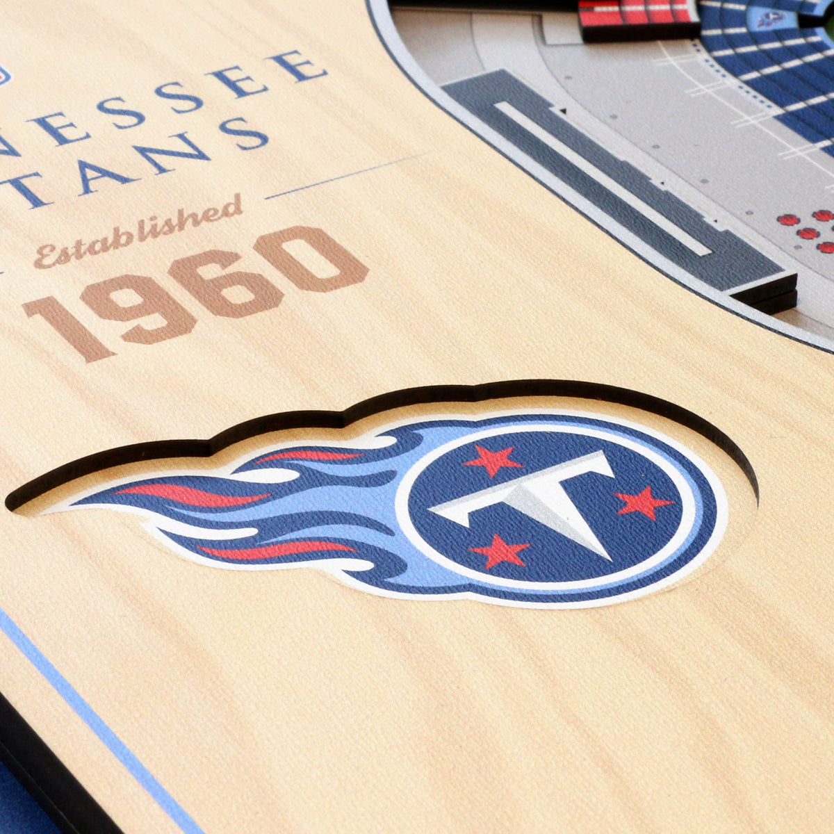 NFL Tennessee Titans You the fan 5-Layer Stadium View Wall Art