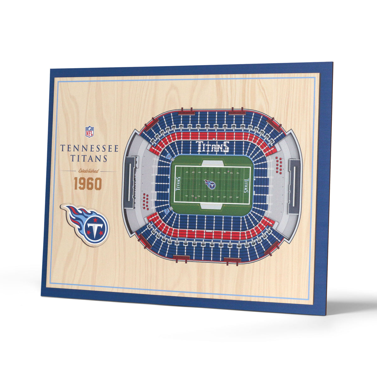 NFL Tennessee Titans You the fan 5-Layer Stadium View Wall Art