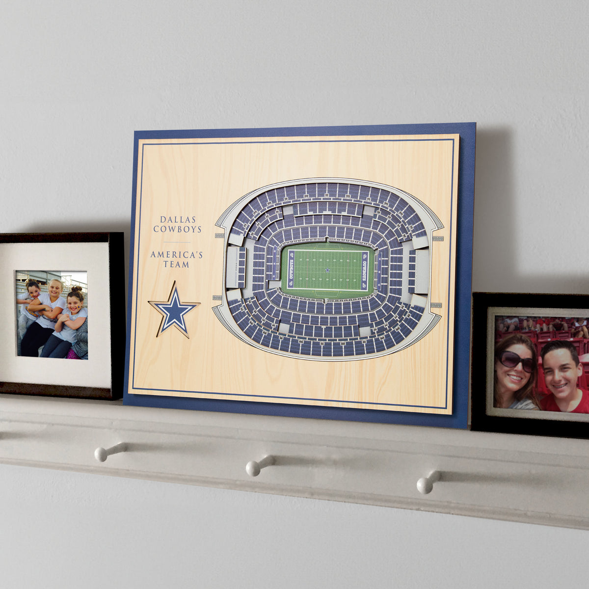 NFL Dallas Cowboys You the fan 5-Layer Stadium View Wall Art