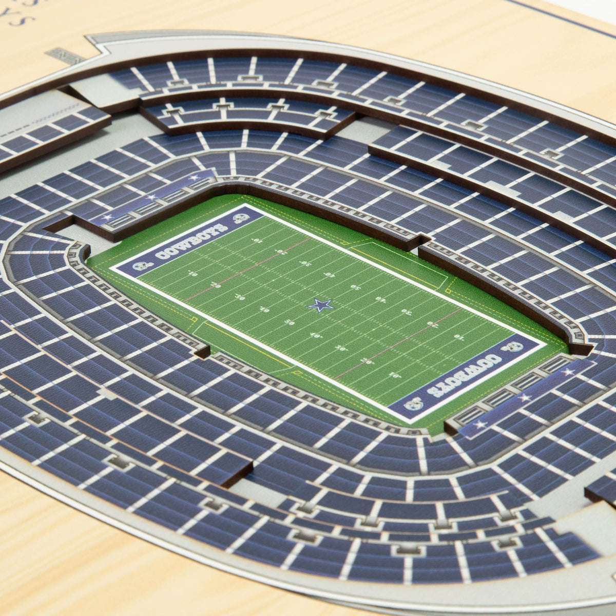 NFL Dallas Cowboys You the fan 5-Layer Stadium View Wall Art