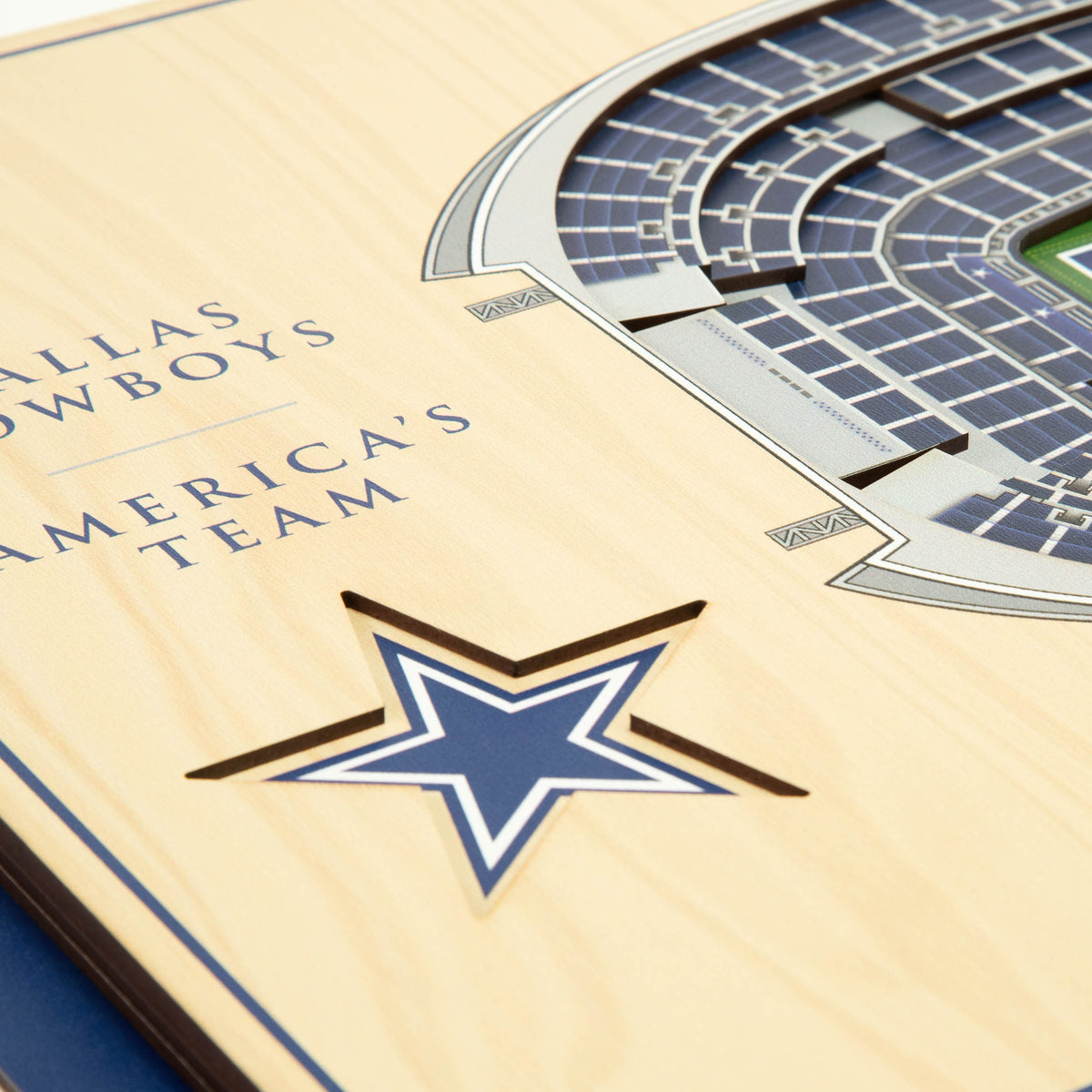 NFL Dallas Cowboys You the fan 5-Layer Stadium View Wall Art