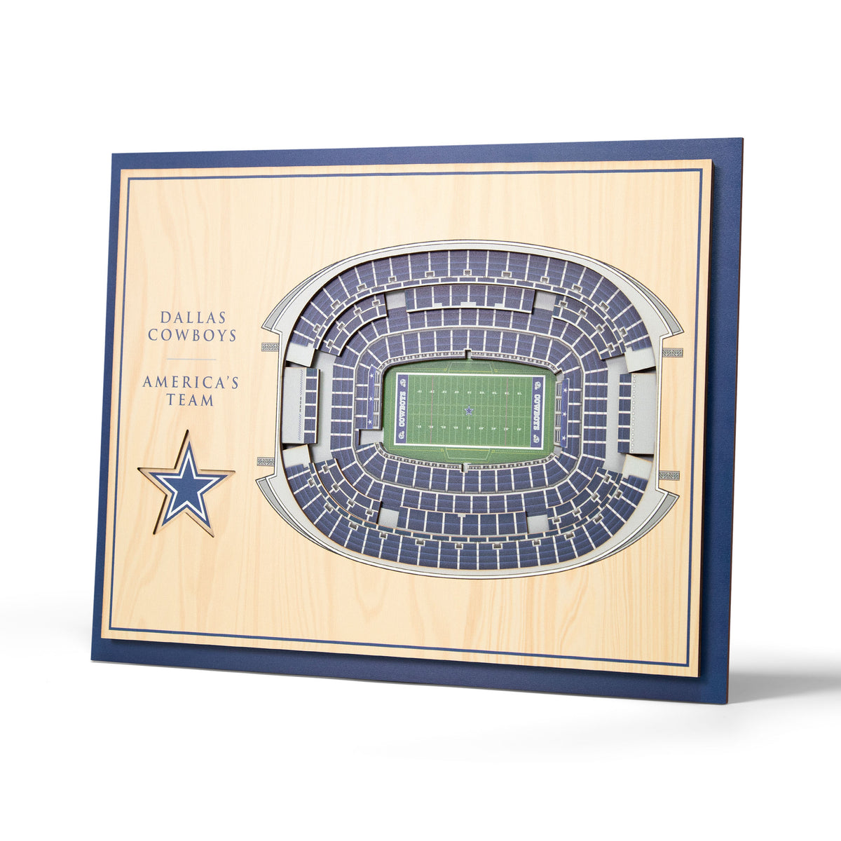 NFL Dallas Cowboys You the fan 5-Layer Stadium View Wall Art