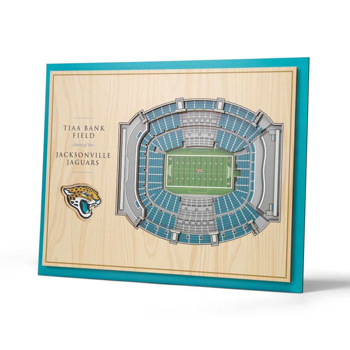 NFL Jacksonville Jaguars You the fan 5-Layer Stadium View Wall Art