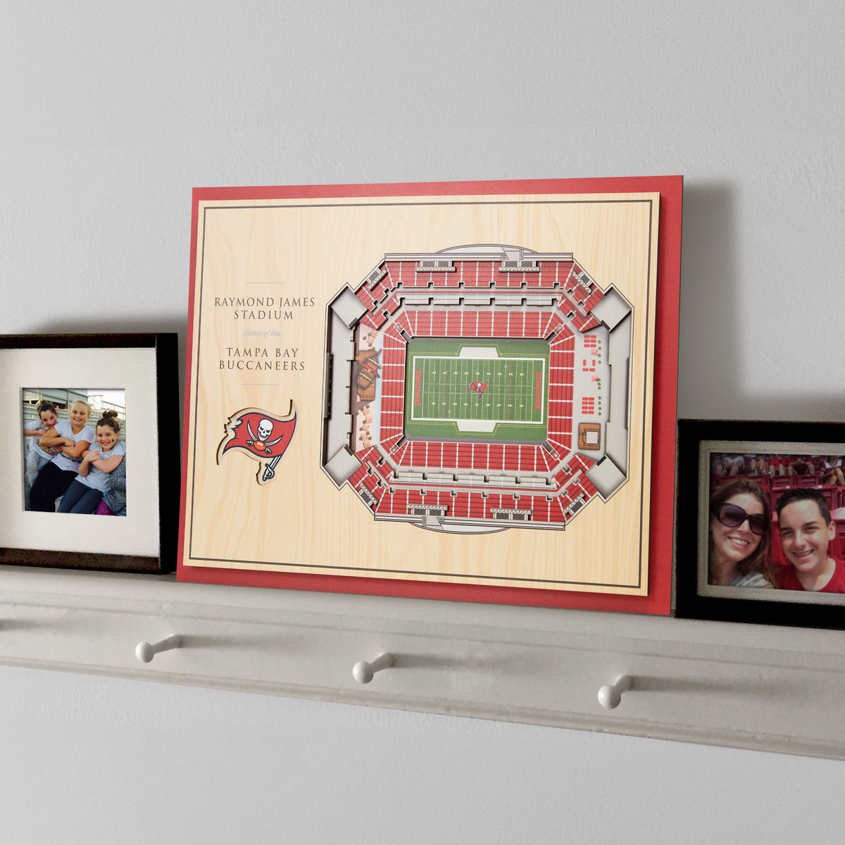 NFL Tampa Bay Buccaneers You the fan 5-Layer Stadium View Wall Art