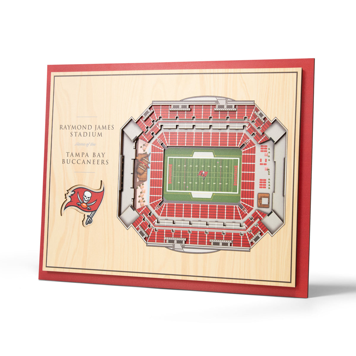 NFL Tampa Bay Buccaneers You the fan 5-Layer Stadium View Wall Art