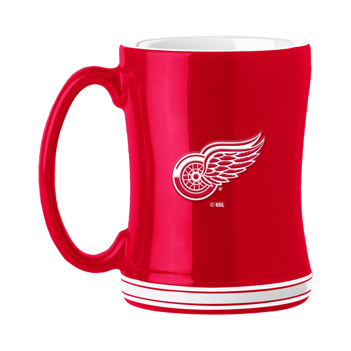 NHL Detroit Red Wings Logo Brands Relief Mug