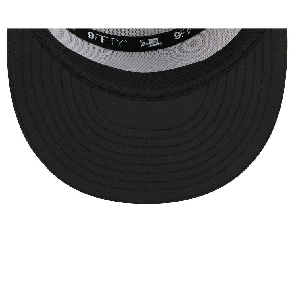 NFL Las Vegas Raiders New Era 2025 Training 9FIFTY Split Panel Snapback Hat - White