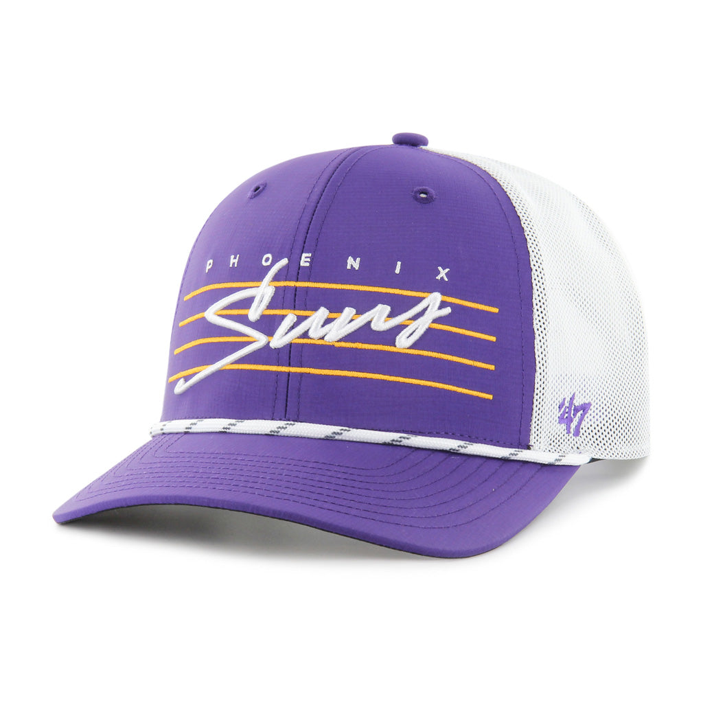 NBA Phoenix Suns '47 Downburst Trucker Adjustable Snapback Hat - Purple