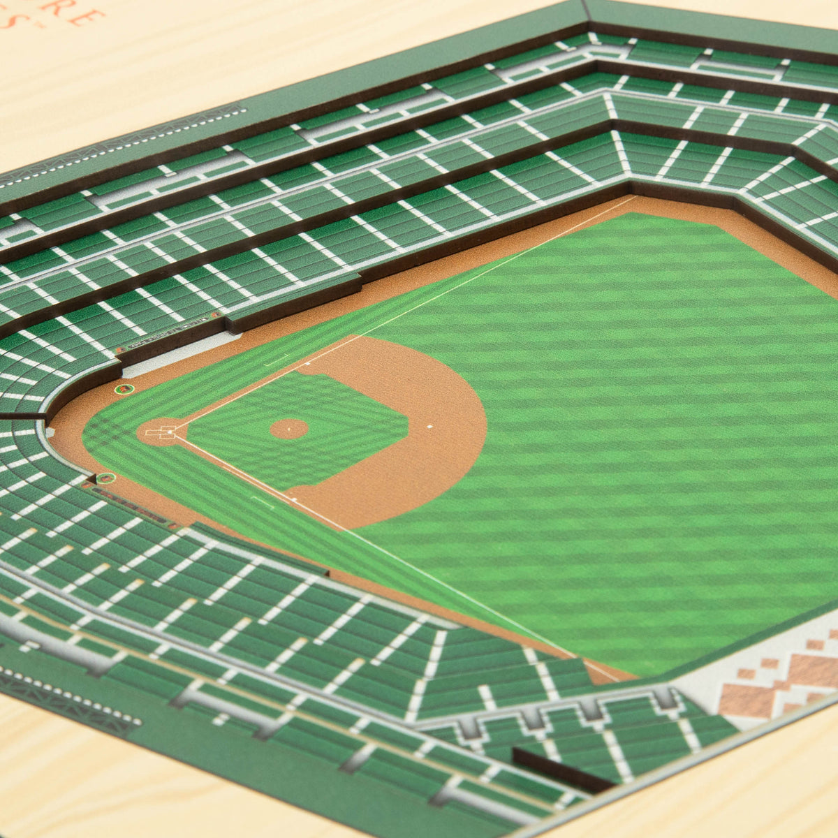 MLB Baltimore Orioles You the Fan 5-Layer 3D Stadium View Wall Art