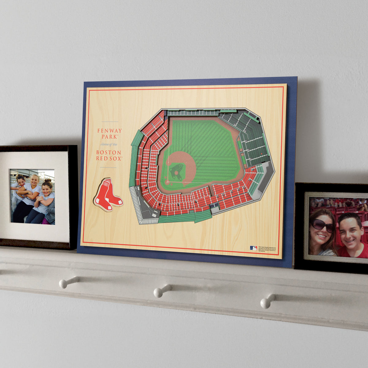 MLB Boston Red Sox You the Fan 5-Layer 3D Stadium View Wall Art