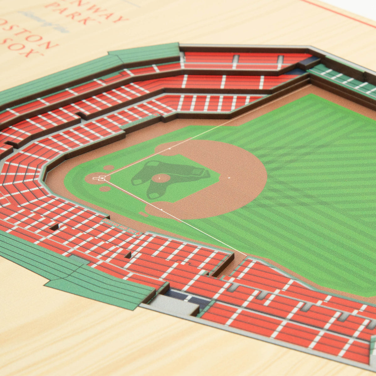 MLB Boston Red Sox You the Fan 5-Layer 3D Stadium View Wall Art