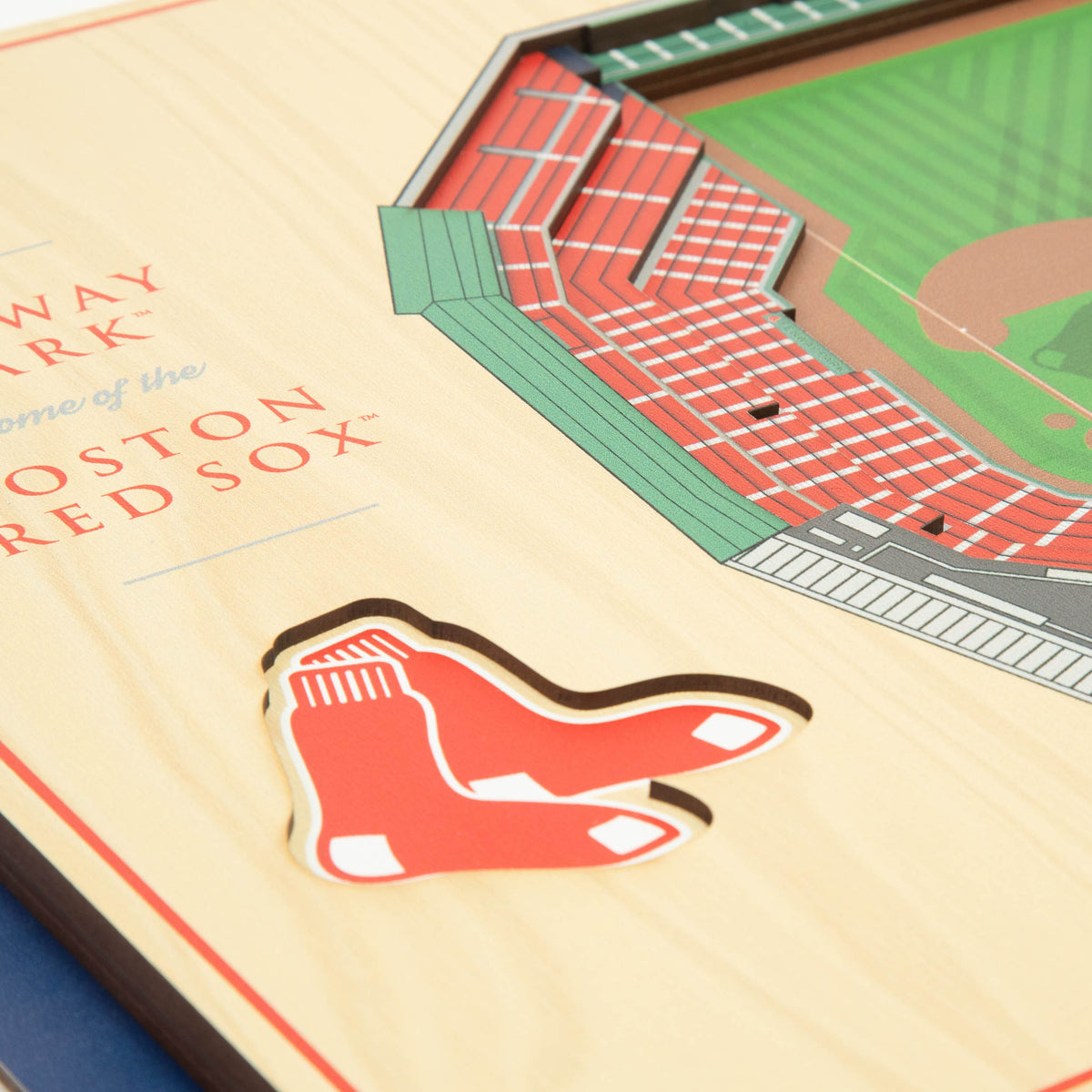 MLB Boston Red Sox You the Fan 5-Layer 3D Stadium View Wall Art
