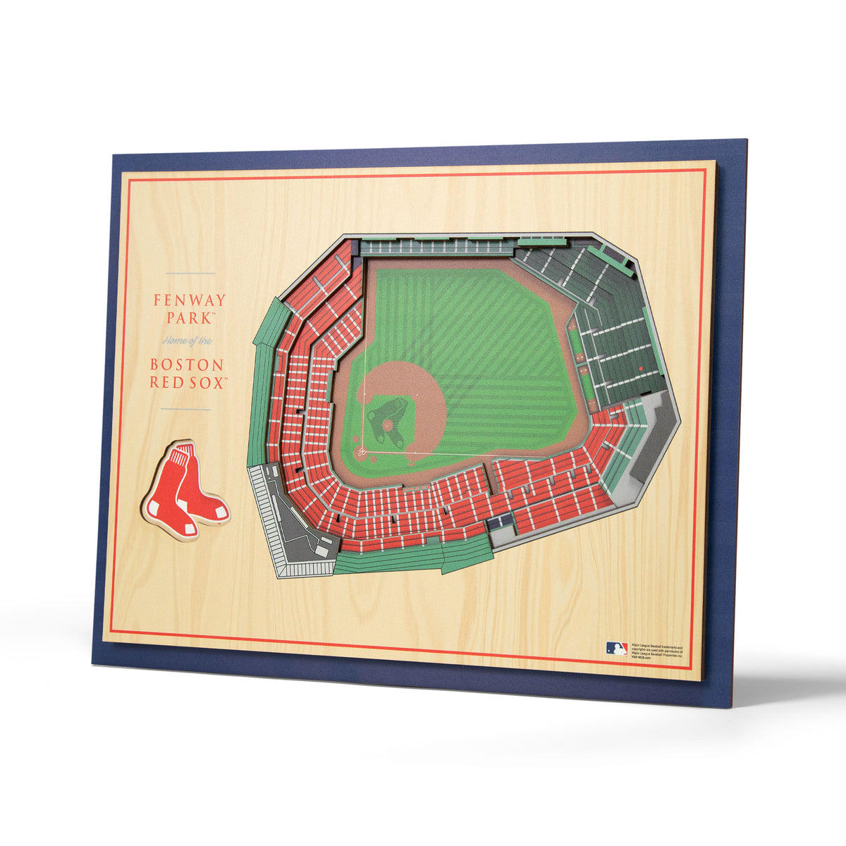 MLB Boston Red Sox You the Fan 5-Layer 3D Stadium View Wall Art