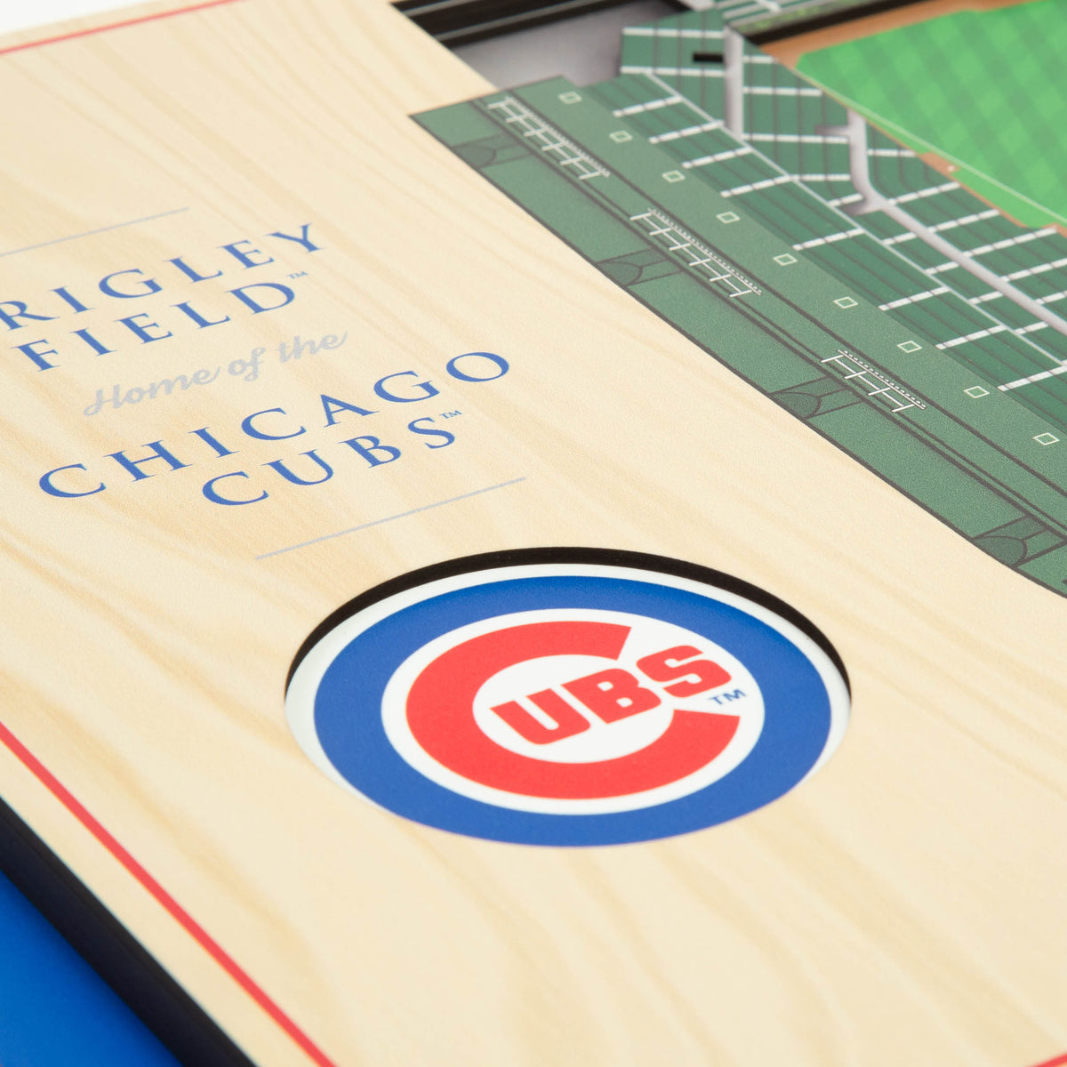 MLB Chicago Cubs You the Fan 5-Layer 3D Stadium View Wall Art
