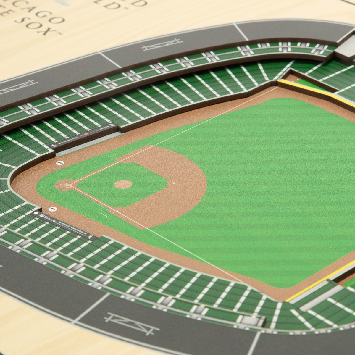 MLB Chicago White Sox You the Fan 5-Layer 3D Stadium View Wall Art
