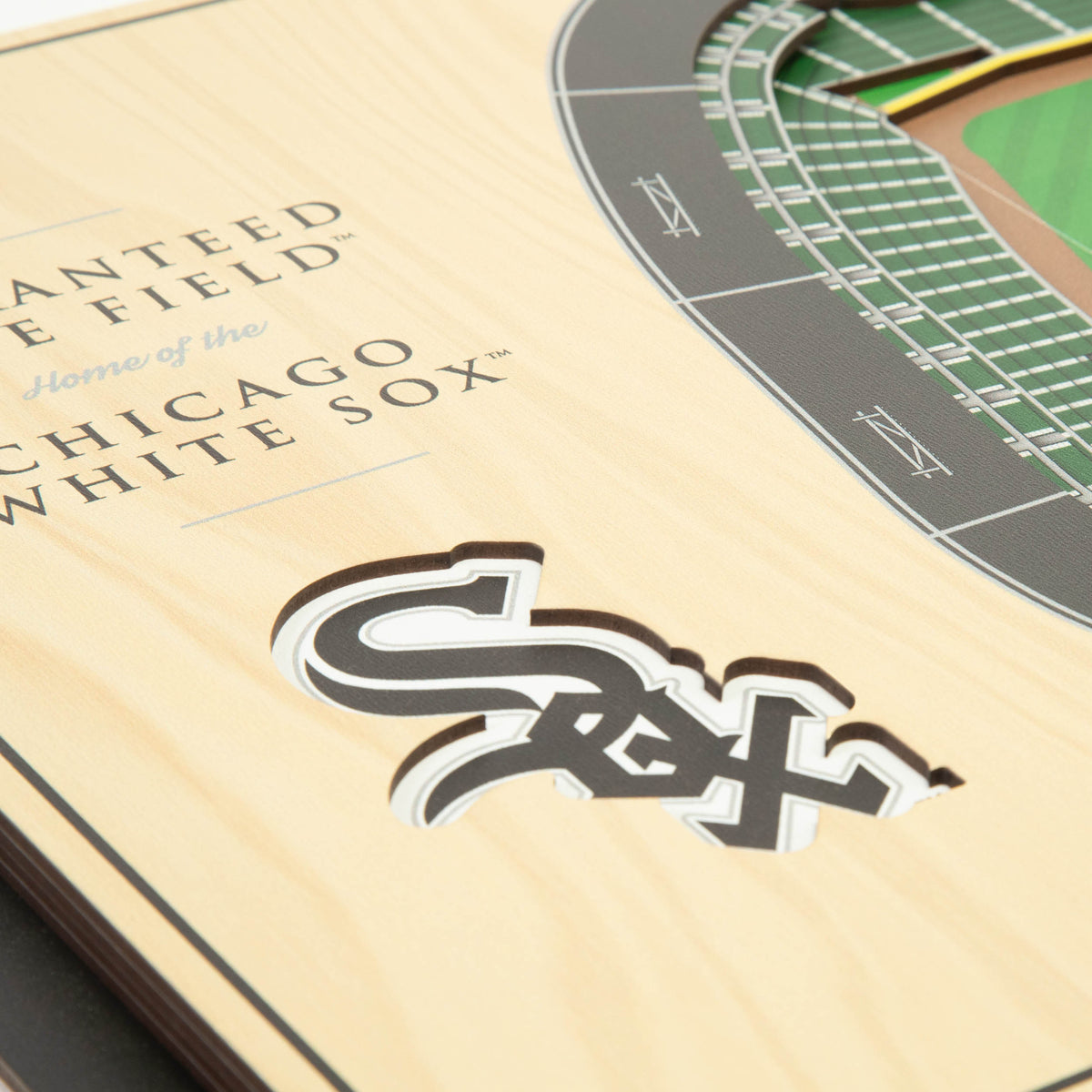MLB Chicago White Sox You the Fan 5-Layer 3D Stadium View Wall Art