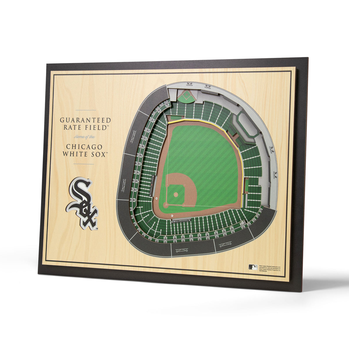 MLB Chicago White Sox You the Fan 5-Layer 3D Stadium View Wall Art