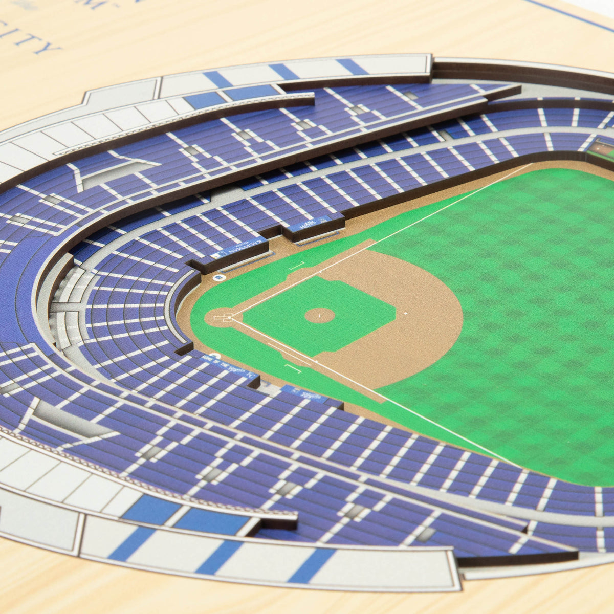 MLB Kansas City Royals You the Fan 5-Layer 3D Stadium View Wall Art