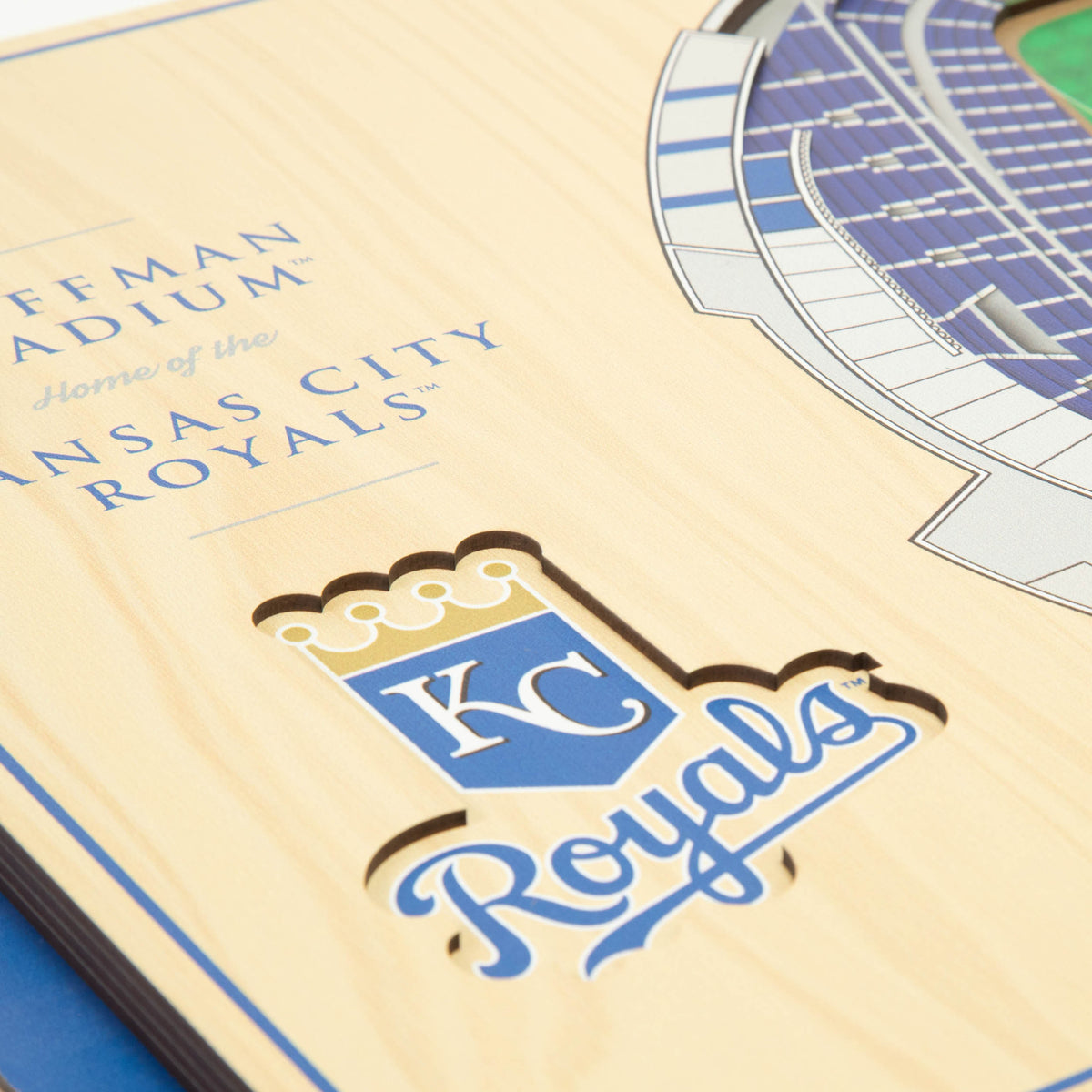 MLB Kansas City Royals You the Fan 5-Layer 3D Stadium View Wall Art