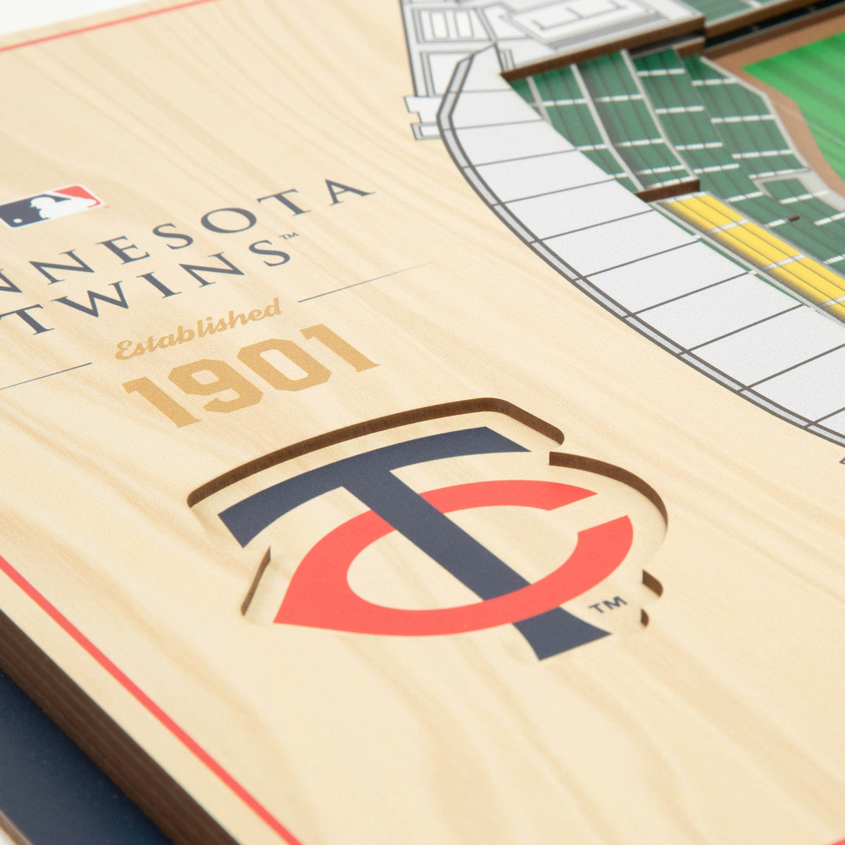 MLB Minnesota Twins You the Fan 5-Layer 3D Stadium View Wall Art