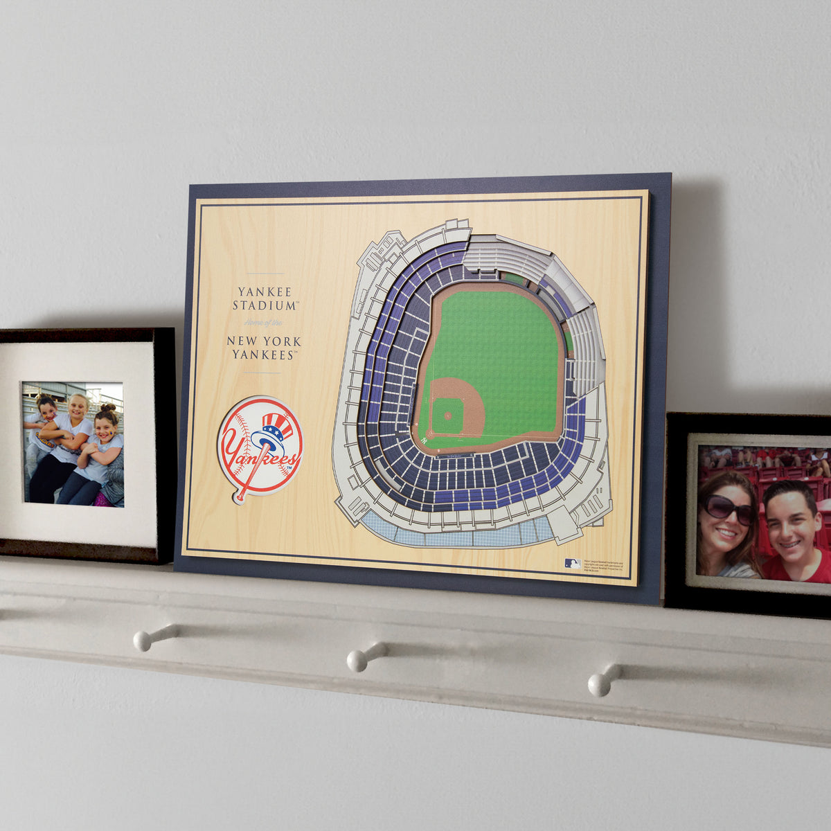 MLB New York Yankees You the Fan 5-Layer 3D Stadium View Wall Art