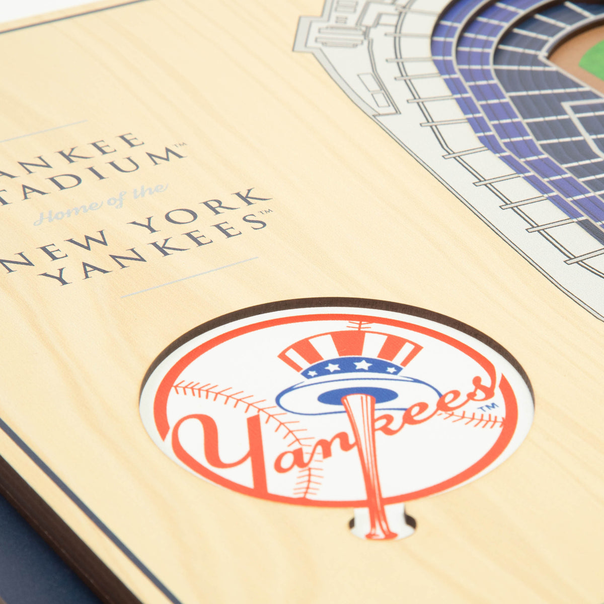 MLB New York Yankees You the Fan 5-Layer 3D Stadium View Wall Art