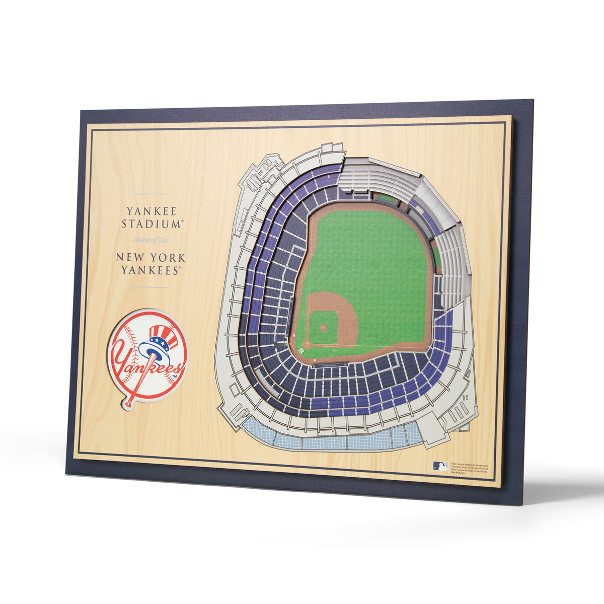 MLB New York Yankees You the Fan 5-Layer 3D Stadium View Wall Art