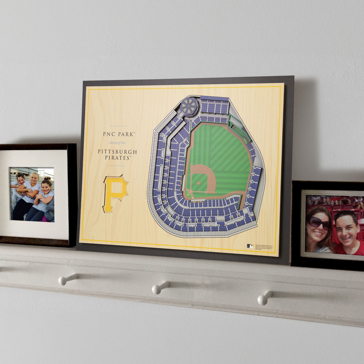 MLB Pittsburgh Pirates You the Fan 5-Layer 3D Stadium View Wall Art