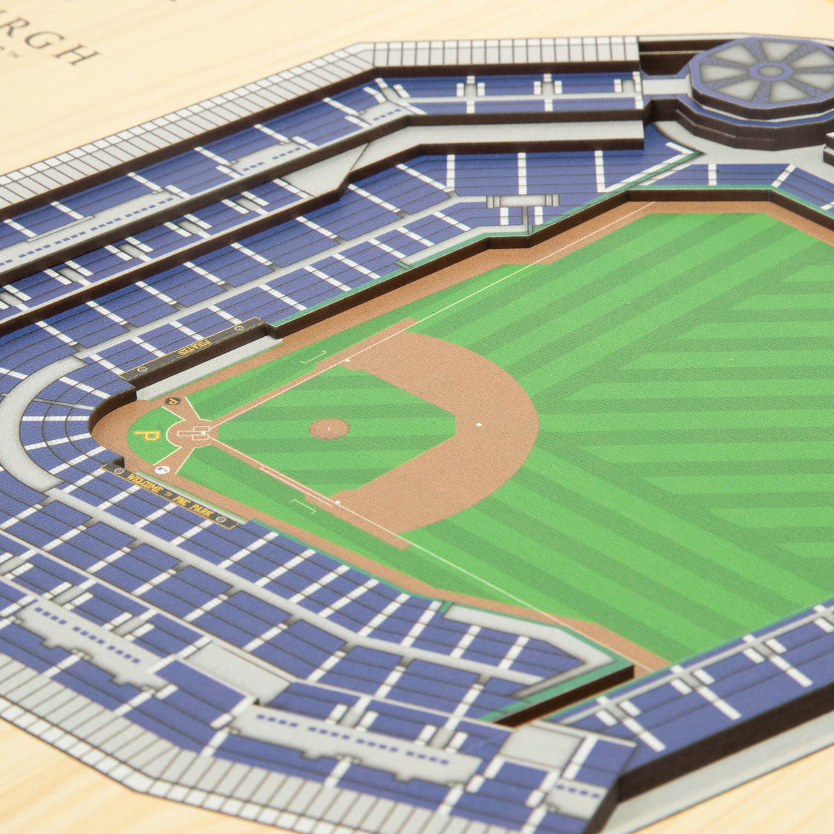 MLB Pittsburgh Pirates You the Fan 5-Layer 3D Stadium View Wall Art