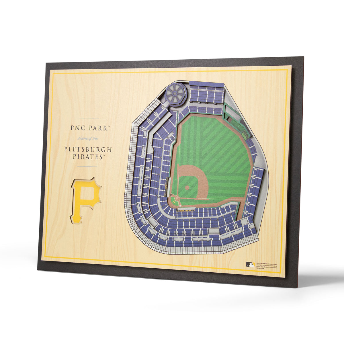 MLB Pittsburgh Pirates You the Fan 5-Layer 3D Stadium View Wall Art
