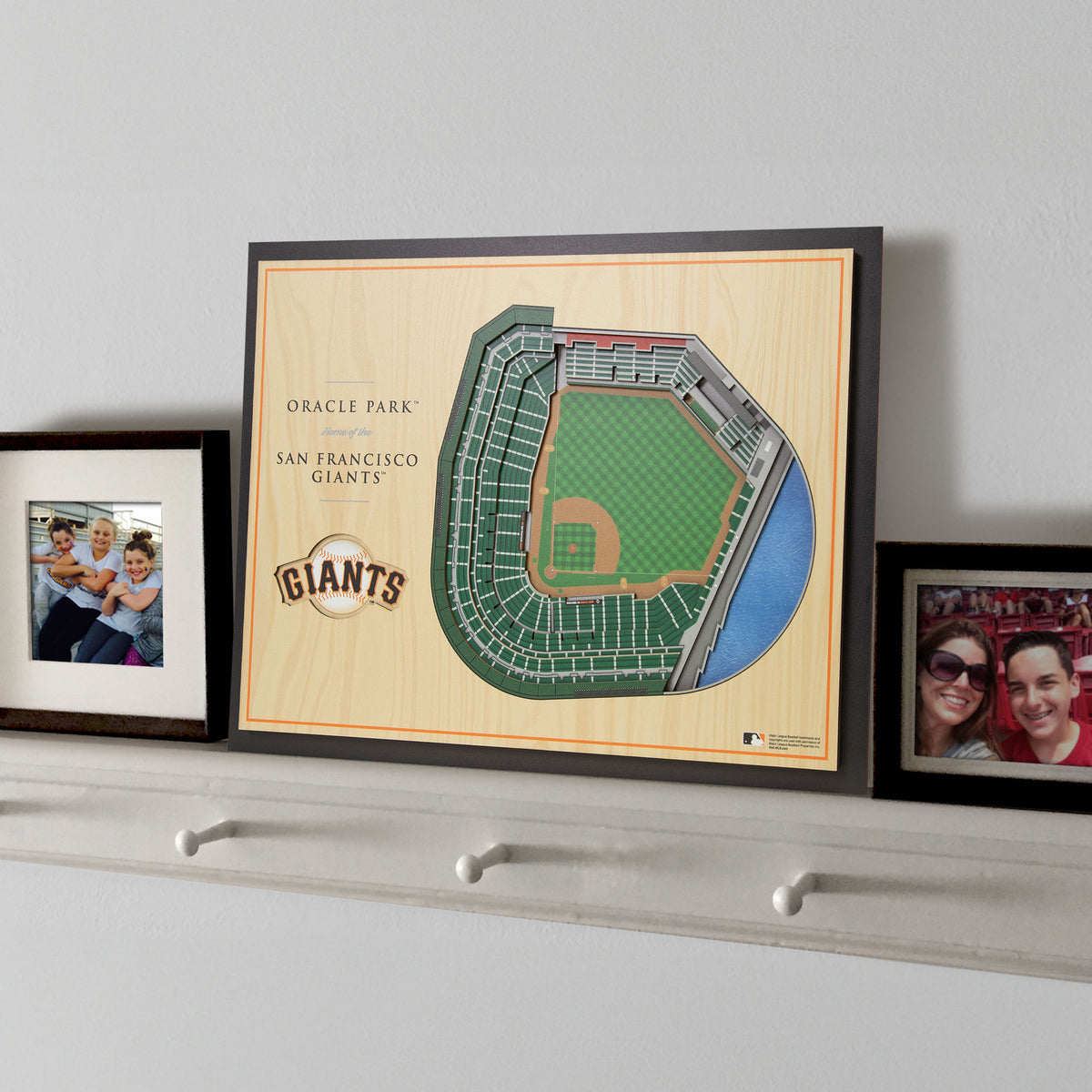MLB San Francisco Giants You the Fan 5-Layer 3D Stadium View Wall Art