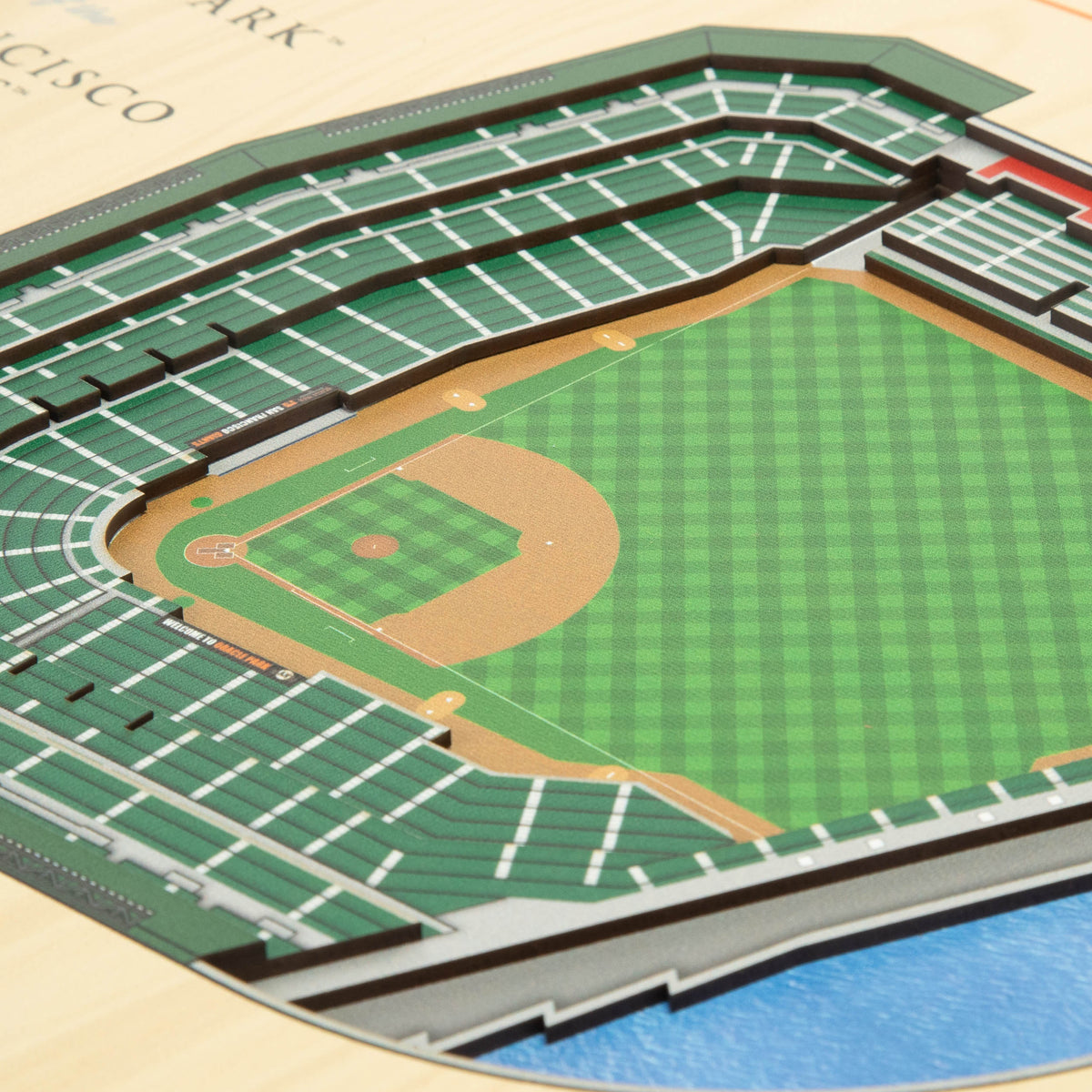 MLB San Francisco Giants You the Fan 5-Layer 3D Stadium View Wall Art