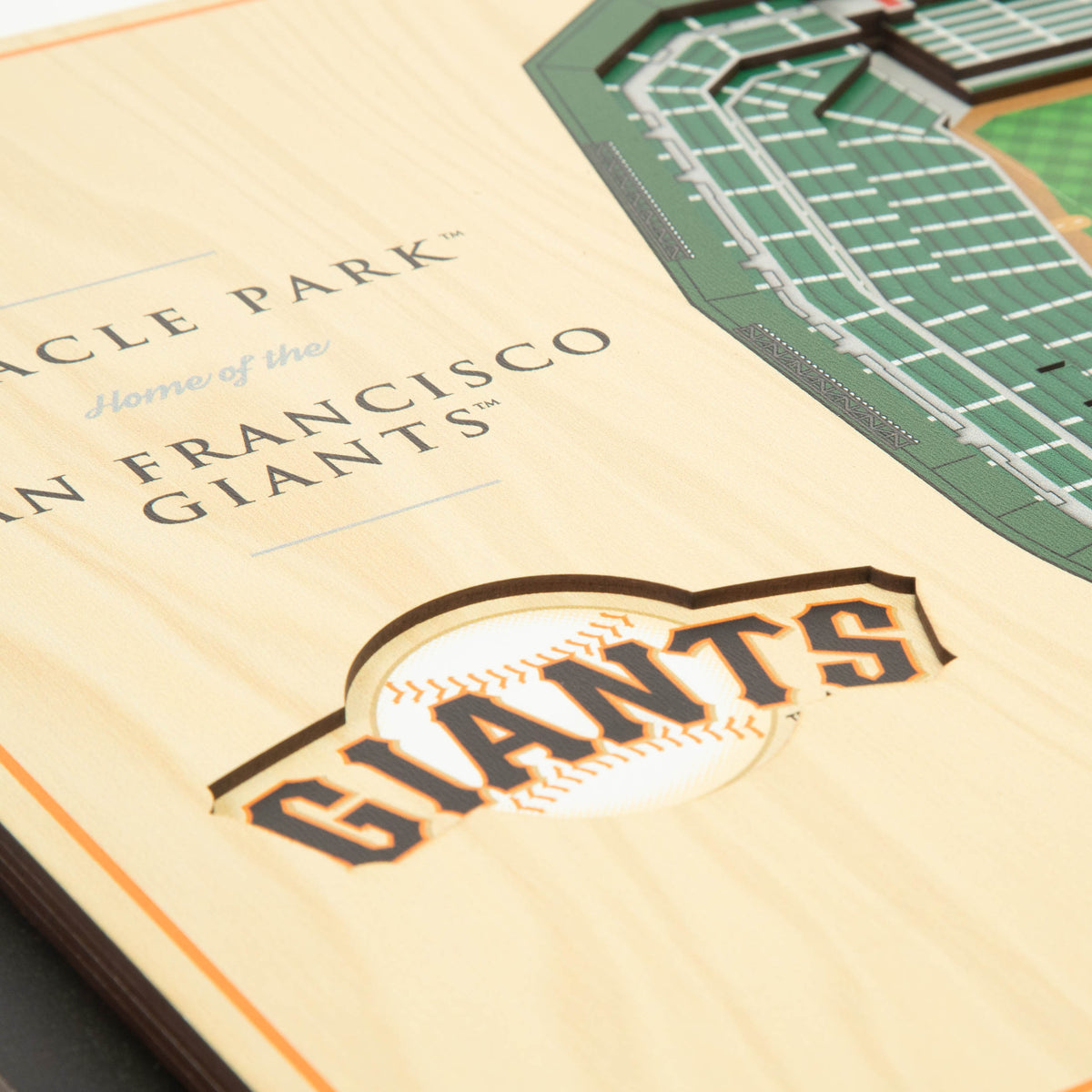 MLB San Francisco Giants You the Fan 5-Layer 3D Stadium View Wall Art