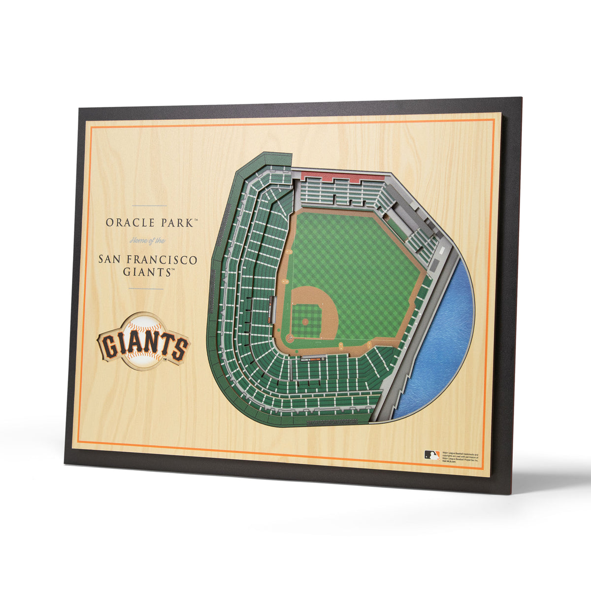 MLB San Francisco Giants You the Fan 5-Layer 3D Stadium View Wall Art