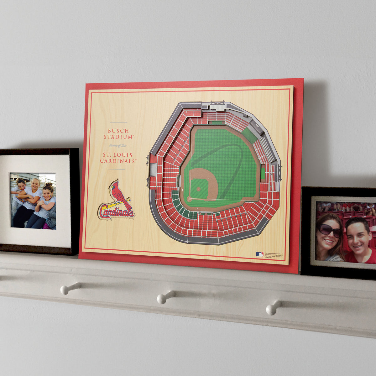 MLB St. Louis Cardinals You the Fan 5-Layer 3D Stadium View Wall Art