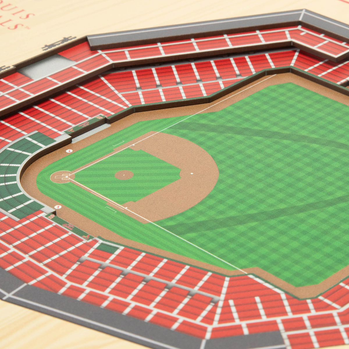 MLB St. Louis Cardinals You the Fan 5-Layer 3D Stadium View Wall Art