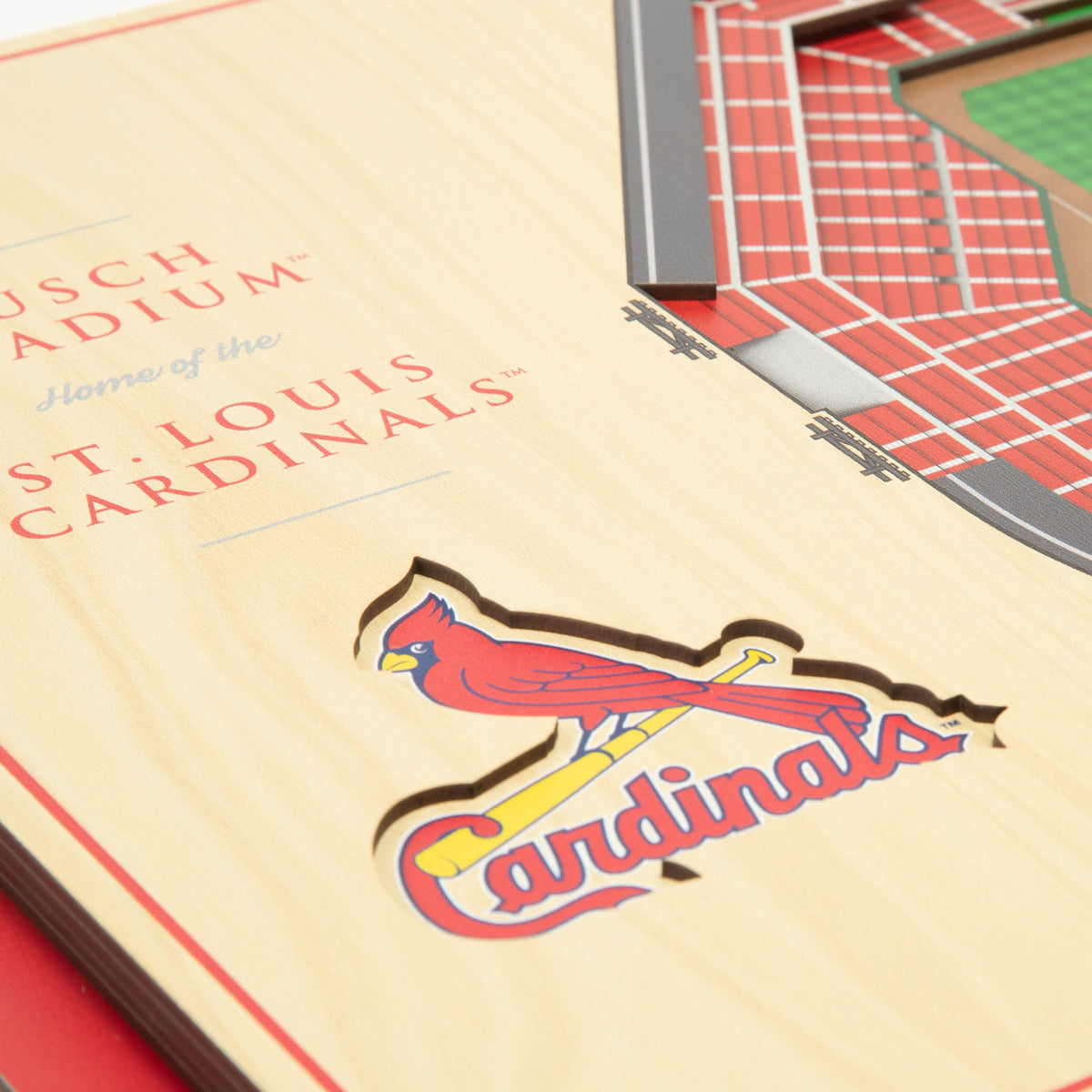 MLB St. Louis Cardinals You the Fan 5-Layer 3D Stadium View Wall Art