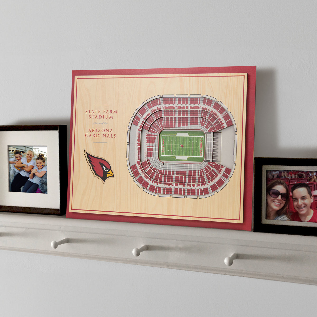 NFL Arizona Cardinals You the fan 5-Layer Stadium View Wall Art