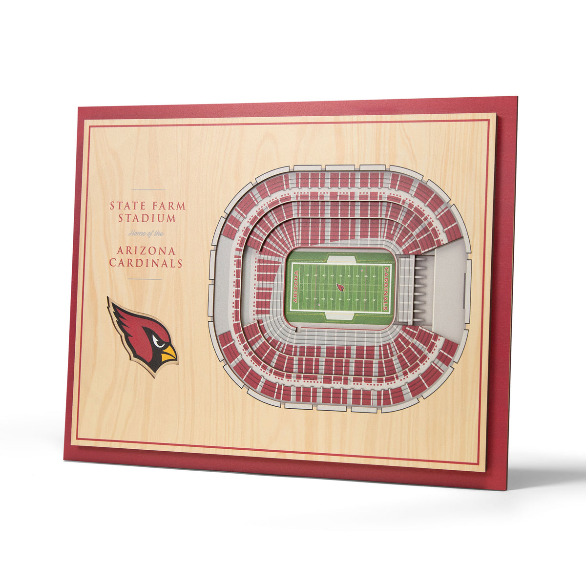 NFL Arizona Cardinals You the fan 5-Layer Stadium View Wall Art