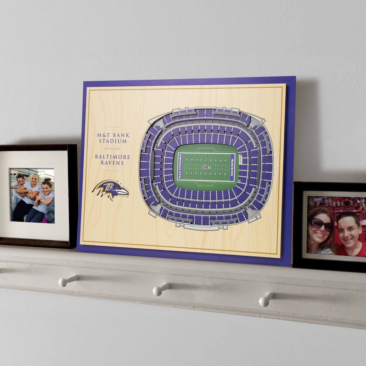 NFL Baltimore Ravens You the fan 5-Layer Stadium View Wall Art